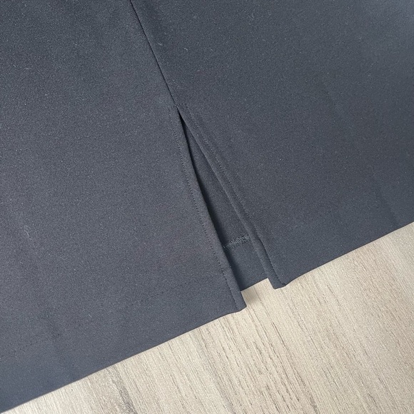 Quince | Ultra Stretch Ponte Pencil Skirt Black Office Career Wear Formal Party - Picture 4 of 7